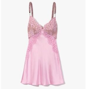 Self-Portrait Pink Lace Chemise